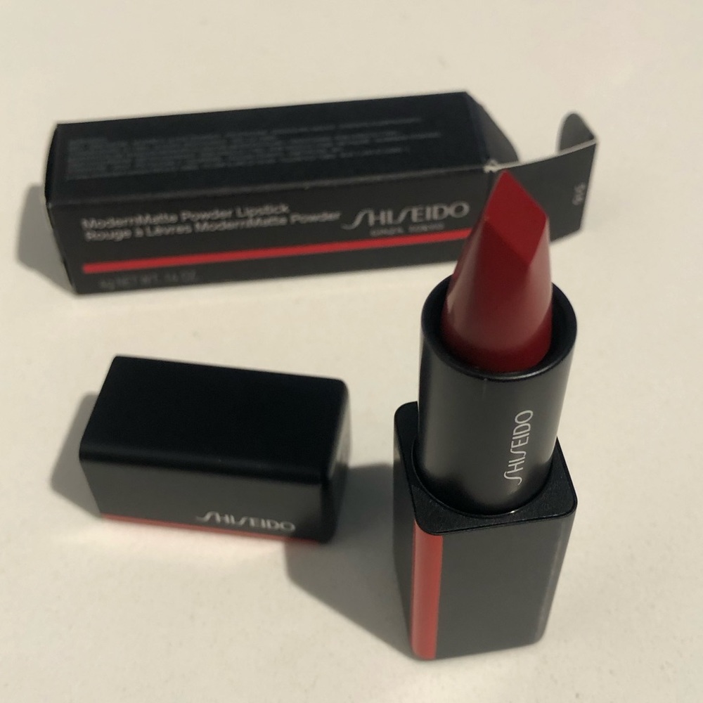 NEW Shiseido Modern Matte Powder Lipstick - 516 Exotic Red
